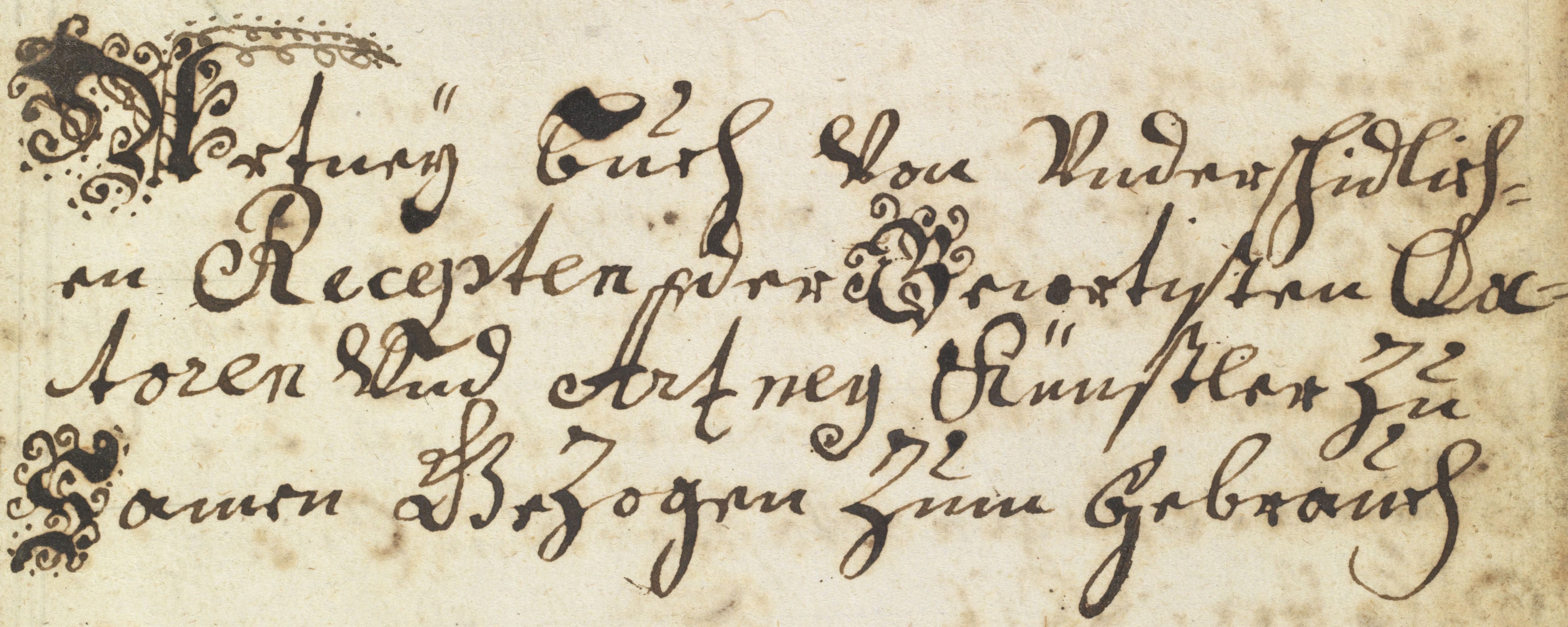 Detail of: Wattwil, Kloster Maria der Engel Wattwil, Ms. 1, p. V5 – Pharmacopoeia (https://www.e-codices.ch/en/list/one/kmew/0001)